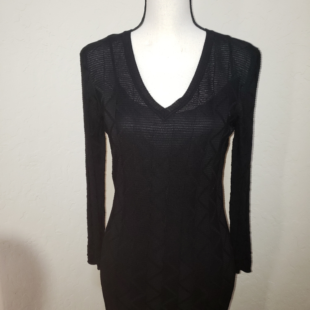 Missoni Black Classic Knitted Dress Size Small